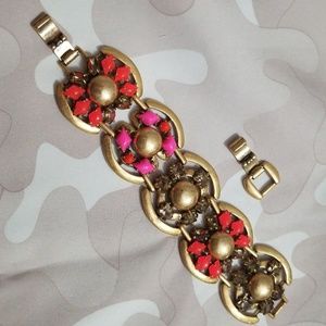 Geo Pop bracelet with extender clasp
